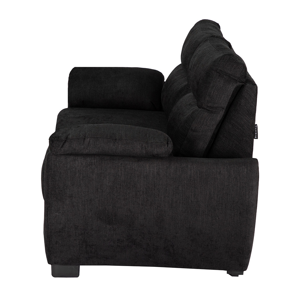 Foto 6 pulgar | Love Seat 2 Plazas Dicasa Venecia Negro