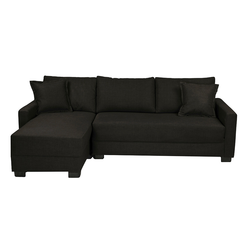 Love Chaise Dicasa Smoky Petit Negro para Espacios Compactos