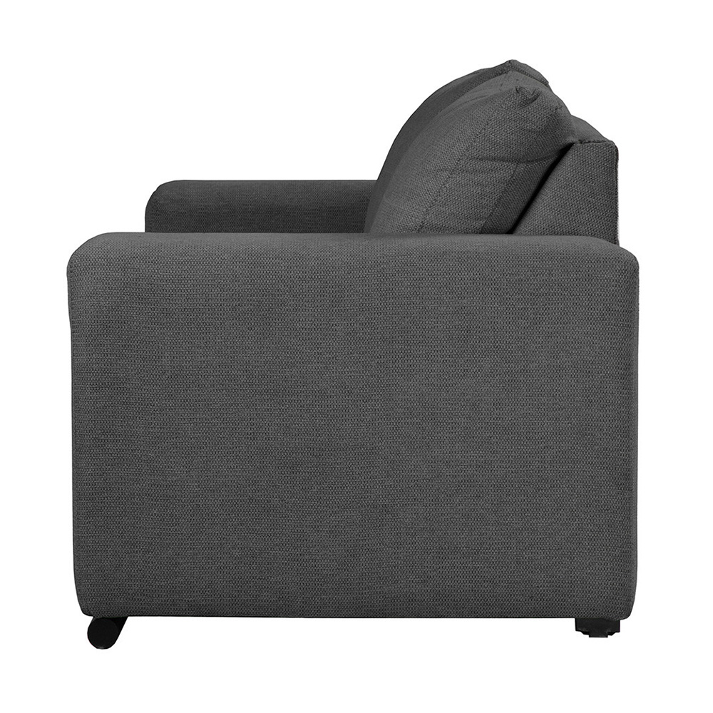 Foto 6 pulgar | Love Seat 2 Plazas Dicasa Taos color Gris