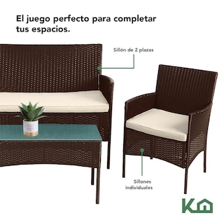 Foto 6 | Sala para Exterior KingsHouse Marrón