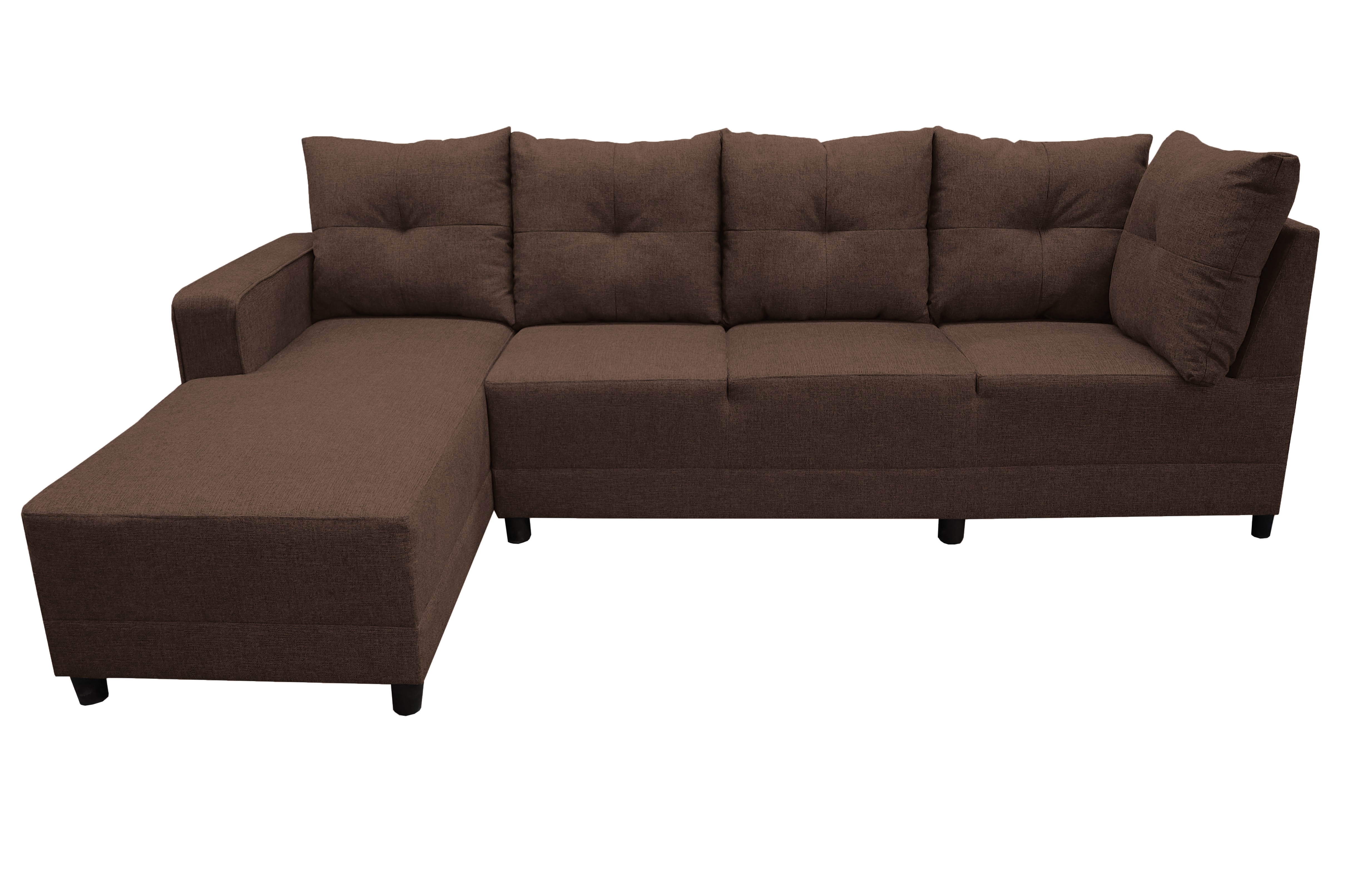 Sala Esquinera Modular El Bazar Store Freya Chocolate 275 x 160 cm