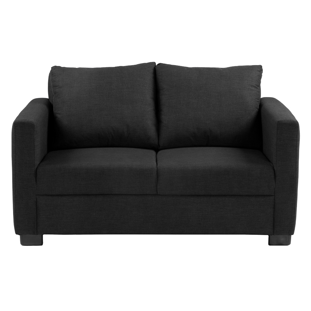 Love Seat 2 Plazas Belucci Black Negro