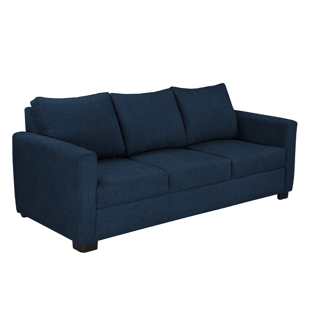 Foto 3 pulgar | Sofa 3 Plazas Rivoli Navy Azul