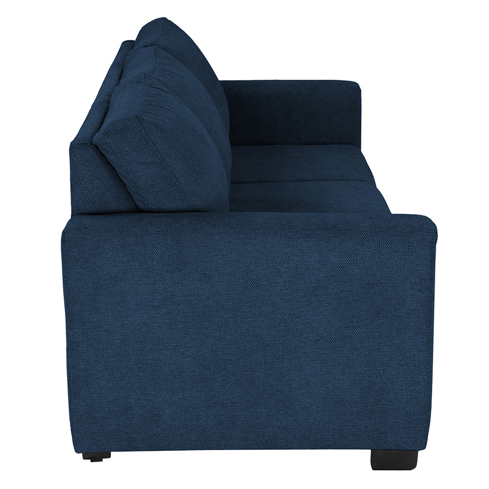 Foto 4 pulgar | Sofa 3 Plazas Rivoli Navy Azul