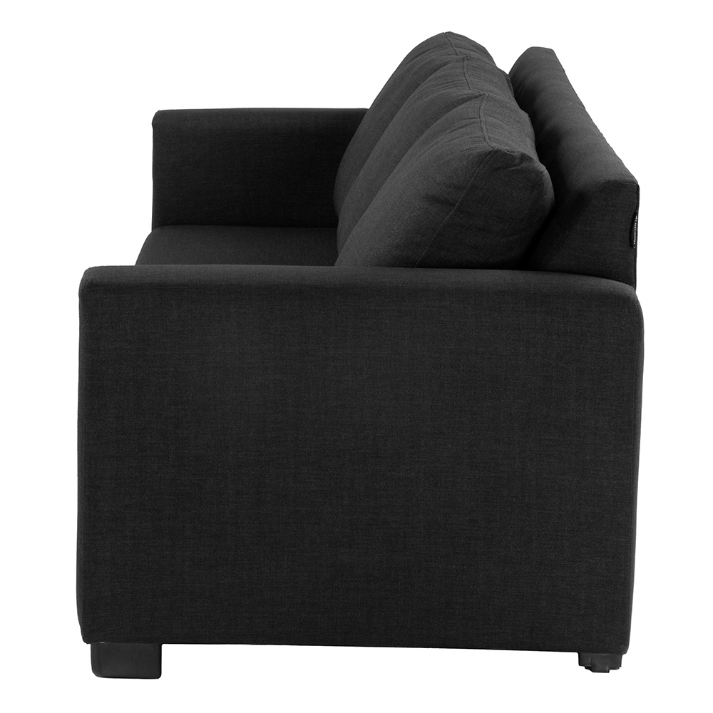 Foto 4 pulgar | Sofa 3 Plazas Belucci Black Negro