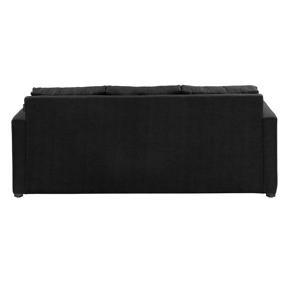 Foto 5 pulgar | Sofa 3 Plazas Belucci Black Negro