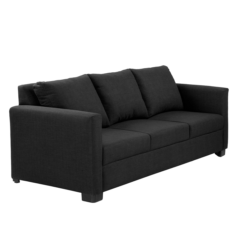 Foto 7 pulgar | Sofa 3 Plazas Belucci Black Negro