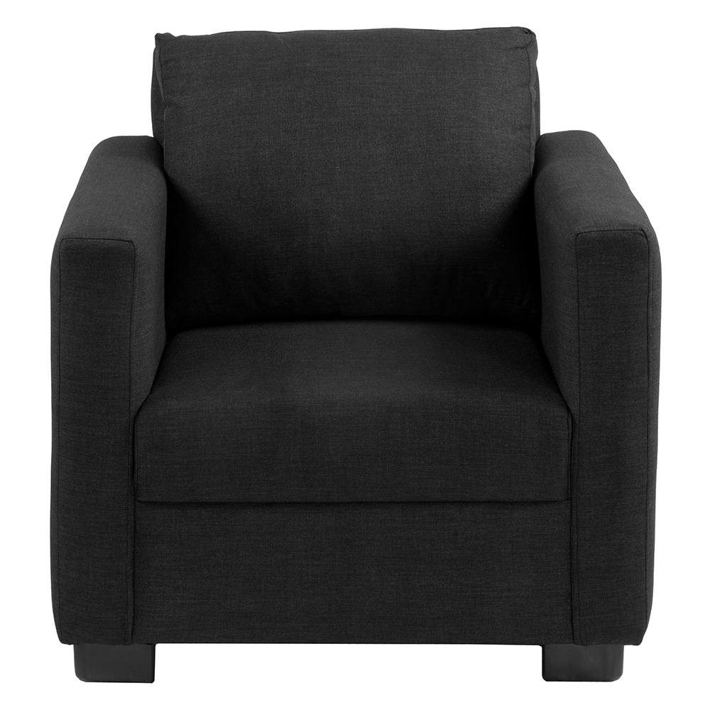 Foto 2 pulgar | Sillon 1 Plaza Belucci Black Negro