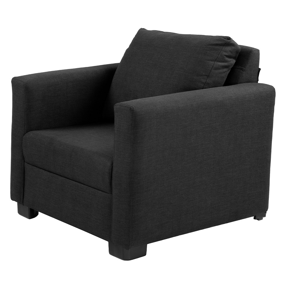 Foto 3 pulgar | Sillon 1 Plaza Belucci Black Negro