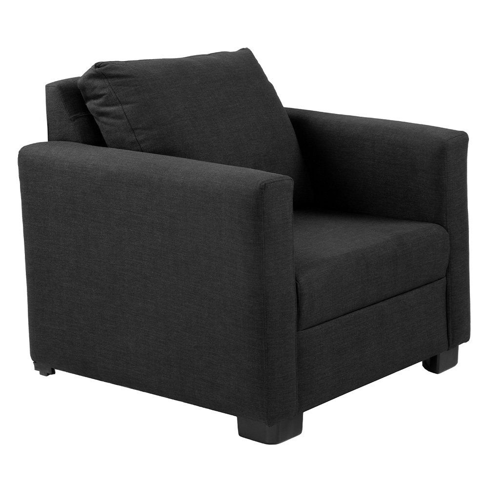 Foto 5 pulgar | Sillon 1 Plaza Belucci Black Negro