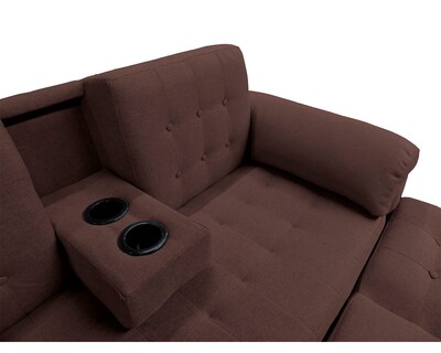 Foto 5 | Sala Modular Reversible De Lino Gris Claromodelo Brunello