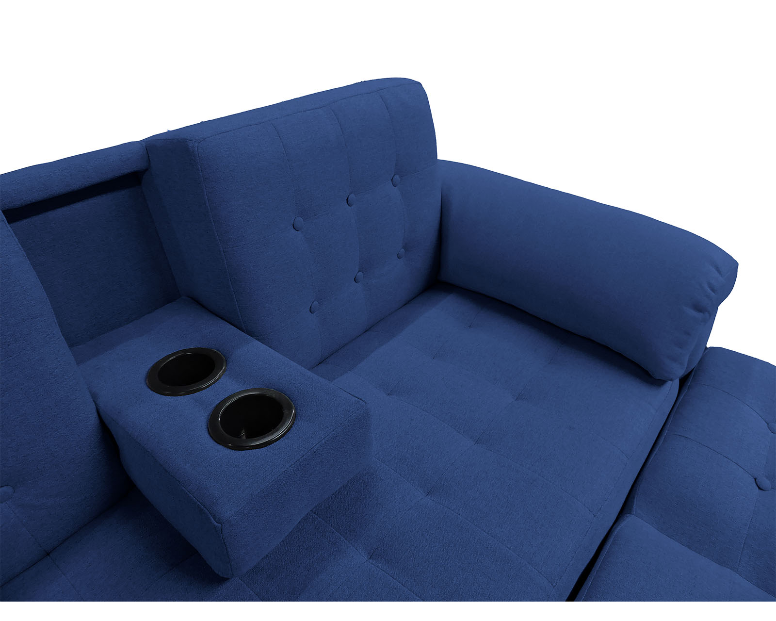 Foto 4 | Sala Modular Makora Brunello Azul Reversible de Lino