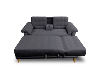Foto 3 | Sala Modular Reversible De Lino Gris Oxford Modelo Brunello