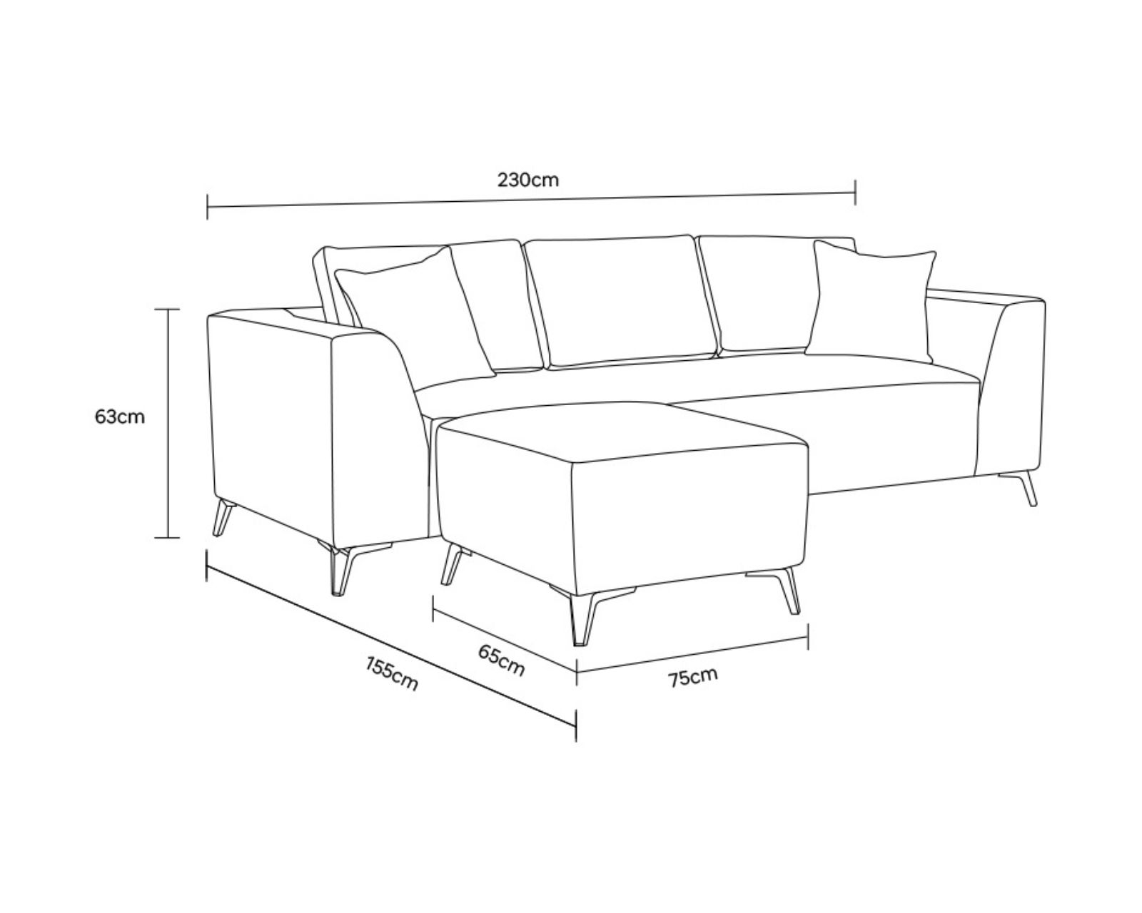 Foto 6 pulgar | Sala Modular Eco Gris