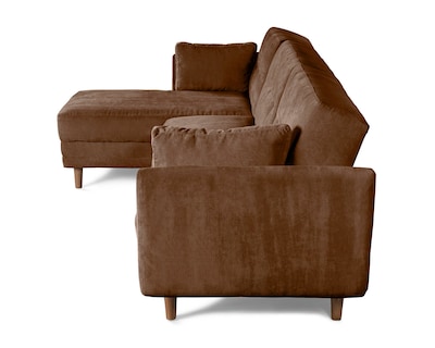 Foto 5 | Sala Modular Aperol Chocolate Makora Beehive Memory Foam Velvet