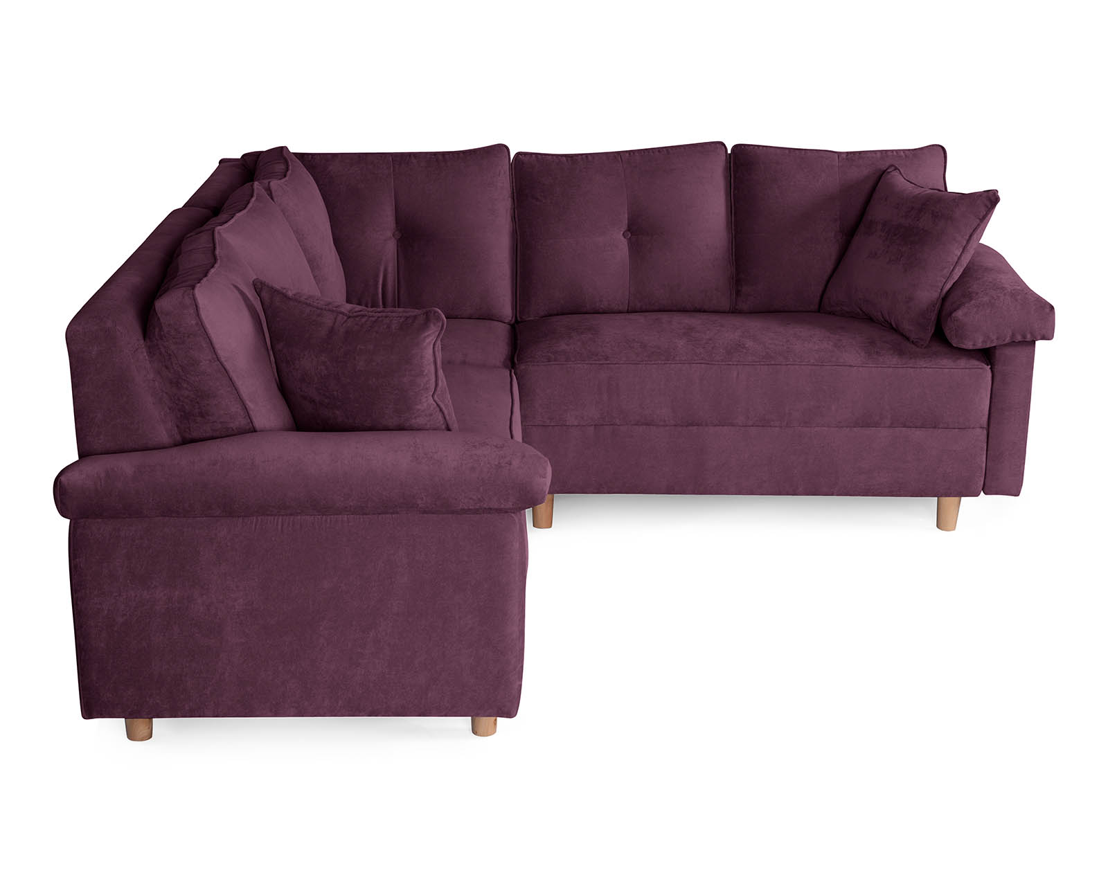 Foto 3 | Sala Esquinera de Velvet Morado Elton Makora
