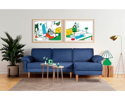 Foto 1 | Sala Modular Makora Cavalli Azul