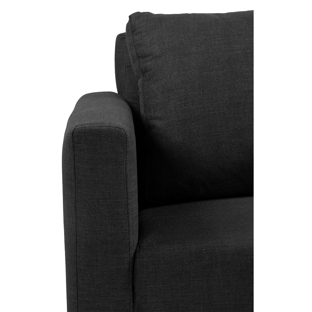 Foto 4 pulgar | Sala 3 Piezas Sofa, Love y Sillon Gales Negro