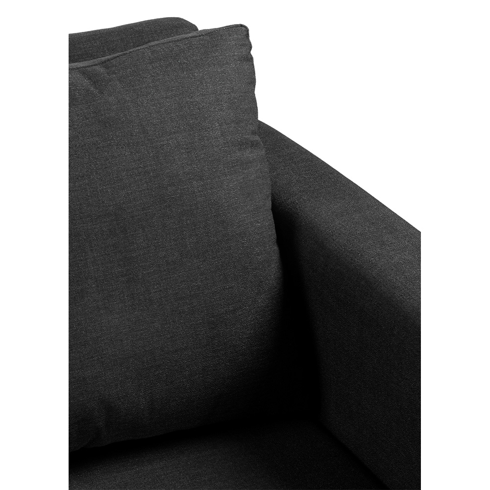 Foto 6 pulgar | Sala 3 Piezas Sofa, Love y Sillon Gales Negro