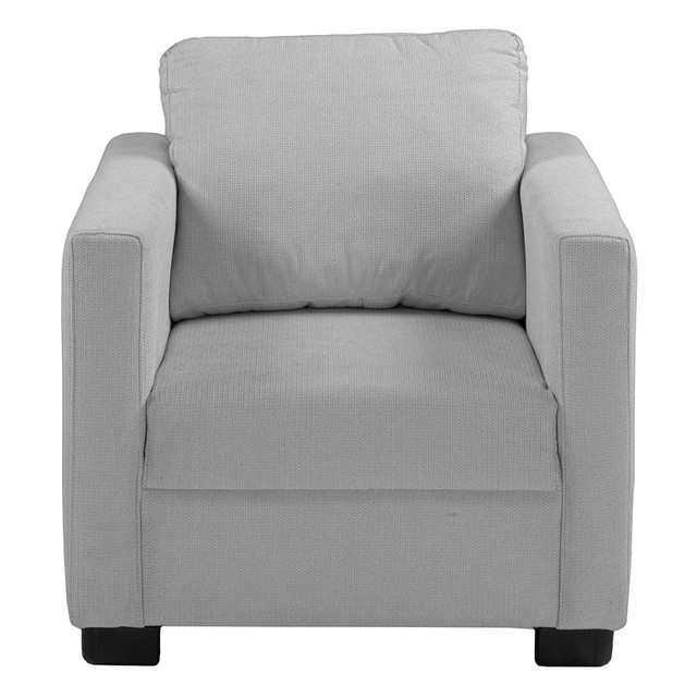 Foto 3 pulgar | Sala 3 Piezas Sofa, Love y Sillon Gales Plata