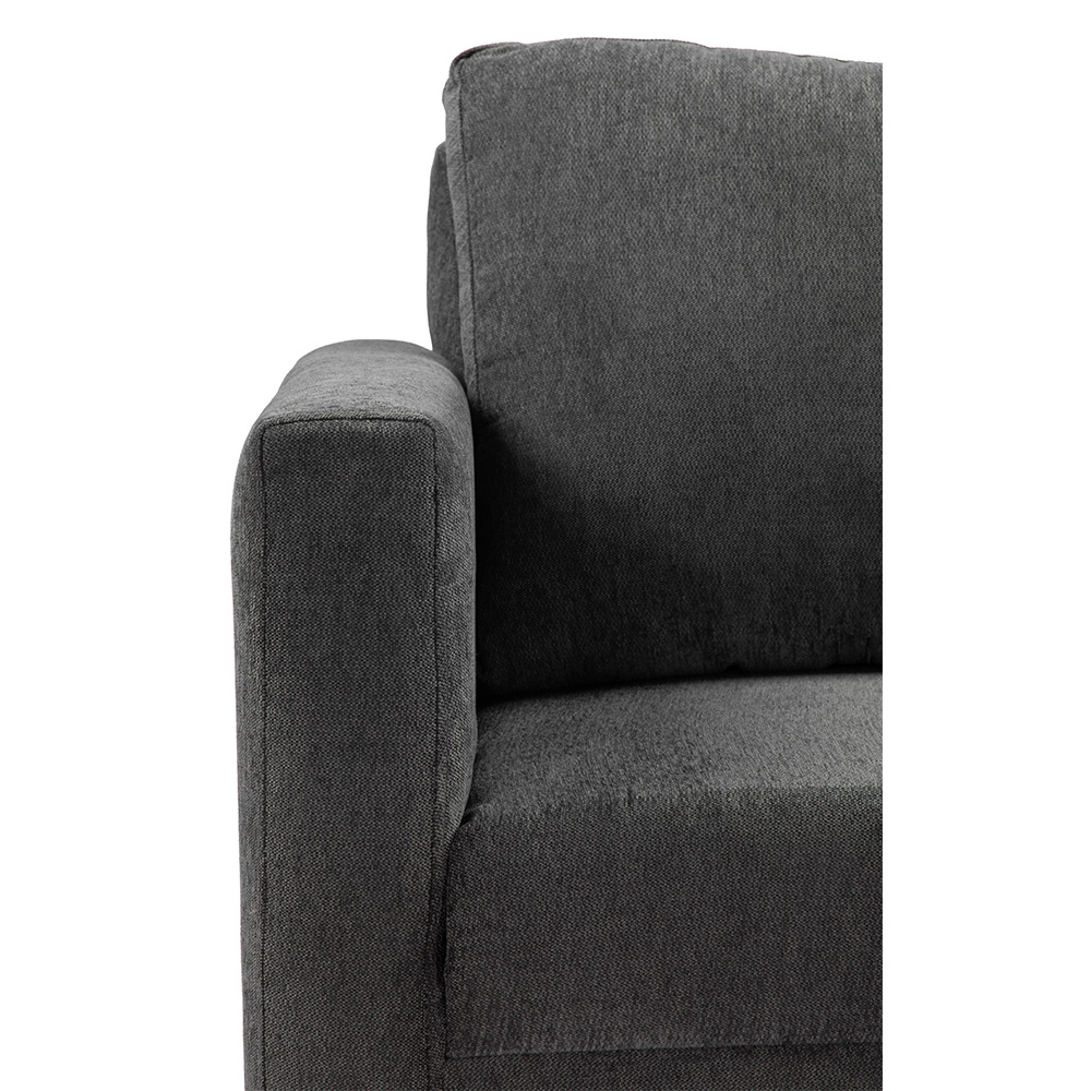 Foto 4 pulgar | Sala 3 Piezas Sofa, Love y Sillon Gales Gris Carbon