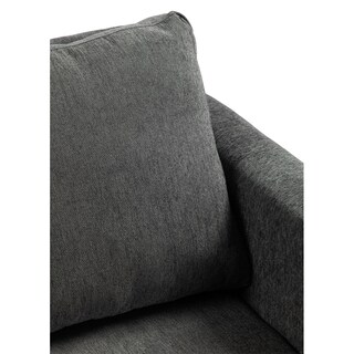 Foto 5 | Sala 3 Piezas Sofa, Love y Sillon Gales Gris Carbon