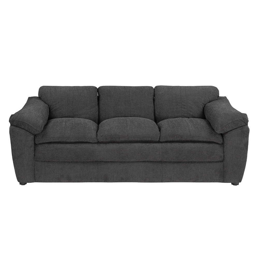 Foto 3 pulgar | Sala 3 Piezas Sofa, Love y Sillon Aston Gris Carbon