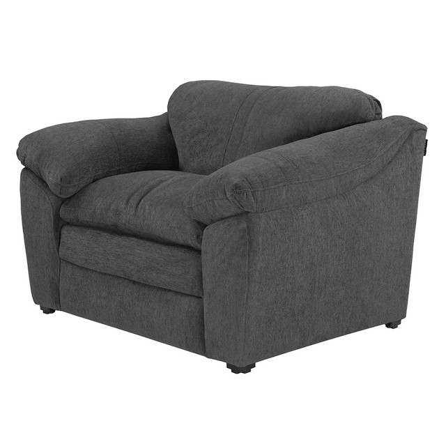 Foto 5 pulgar | Sala 3 Piezas Sofa, Love y Sillon Aston Gris Carbon