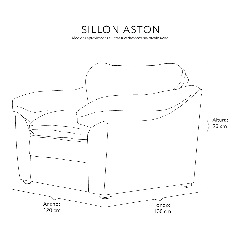 Foto 7 pulgar | Sala 3 Piezas Sofa, Love y Sillon Aston Gris Carbon