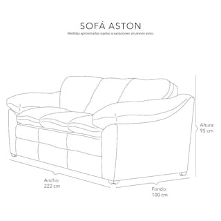 Foto 8 | Sala 3 Piezas Sofa, Love y Sillon Aston Gris Carbon