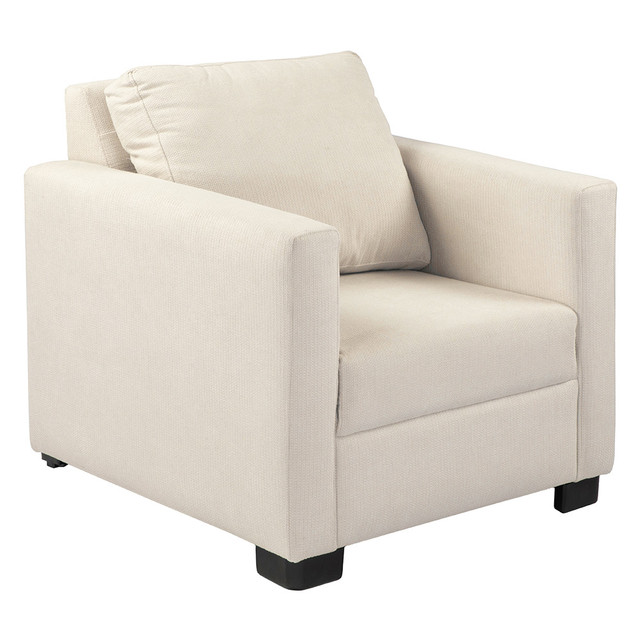 Foto 4 pulgar | Sillón Dicasa Gales Color Crema 1 Plaza