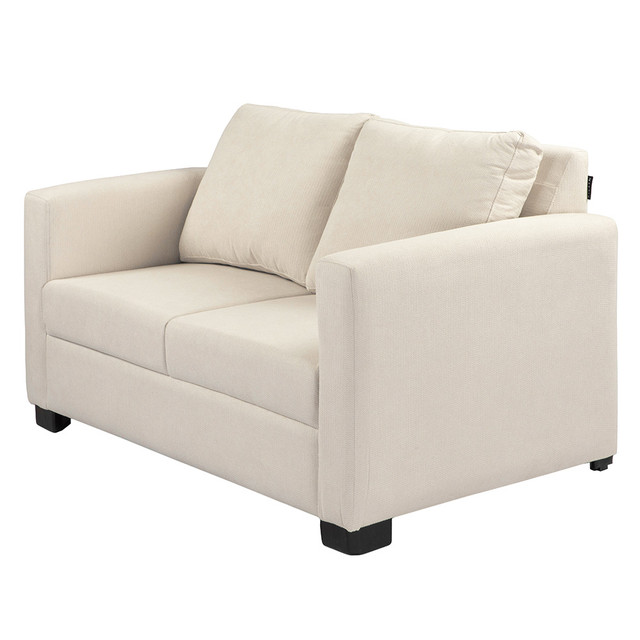 Foto 4 pulgar | Love Seat Dicasa Gales Color Crema 2 Plazas
