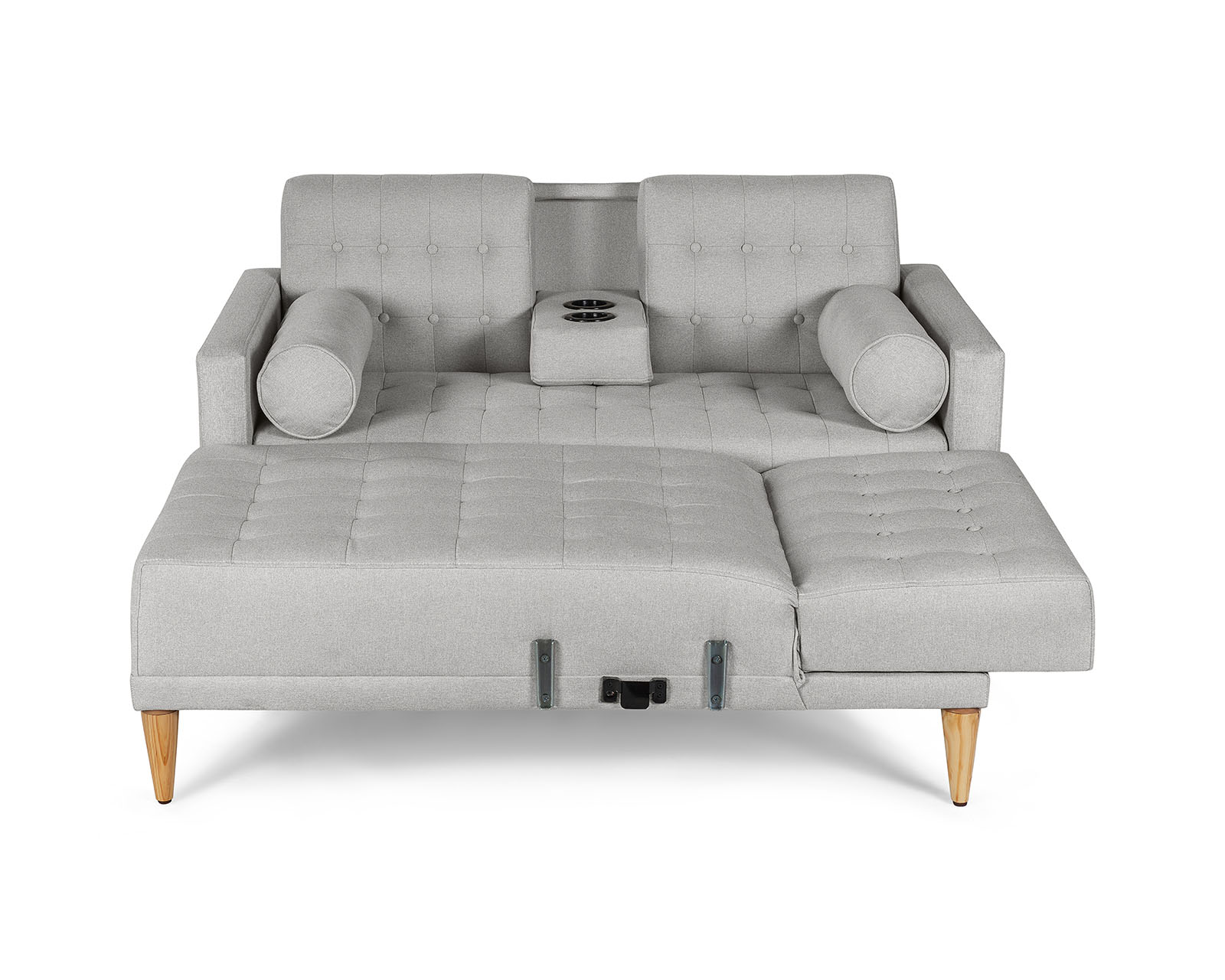 Foto 5 pulgar | Sala Modular Reversible De Lino Gris Claro Modelo Tyson