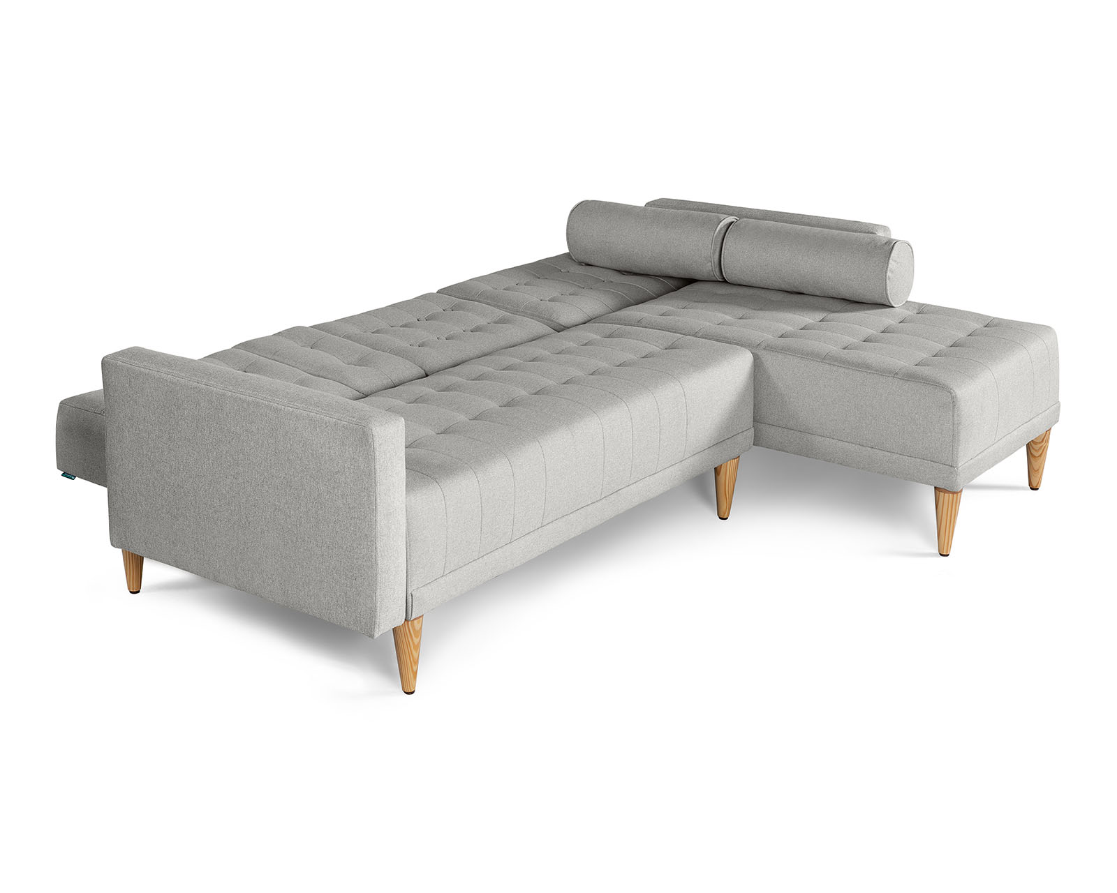 Foto 6 pulgar | Sala Modular Reversible De Lino Gris Claro Modelo Tyson