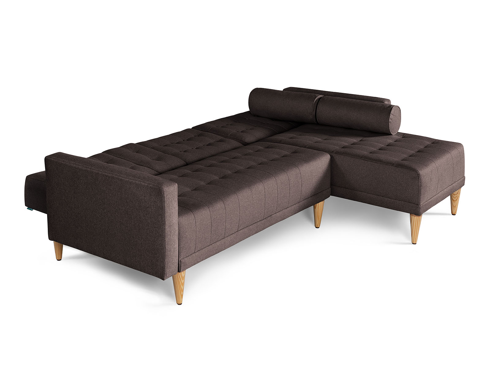 Foto 5 | Sala Modular Reversible De Lino Chocolate Modelo Tyson
