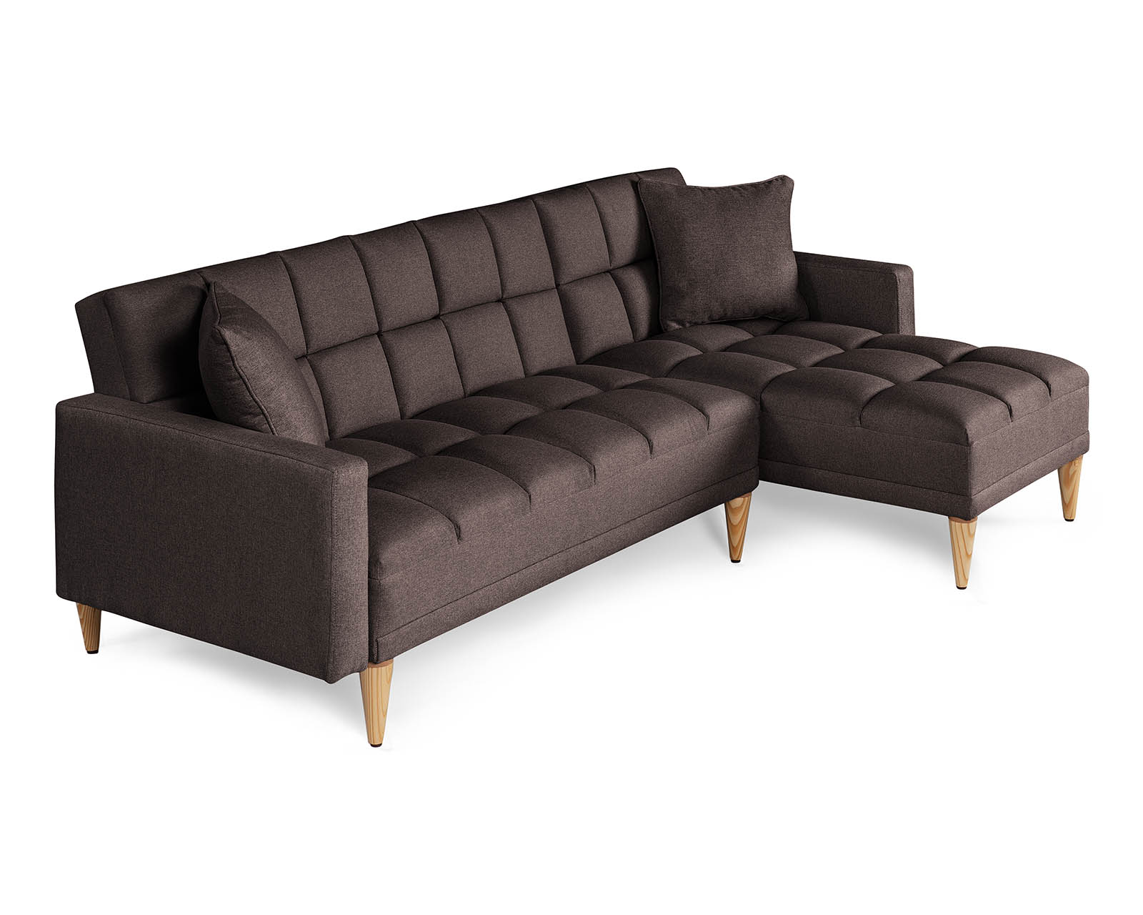 Foto 4 pulgar | Sala Modular Reversible De Lino Chocolate Modelo Alpak