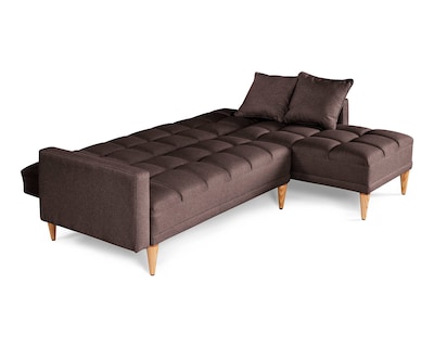 Foto 5 | Sala Modular Reversible De Lino Chocolate Modelo Alpak