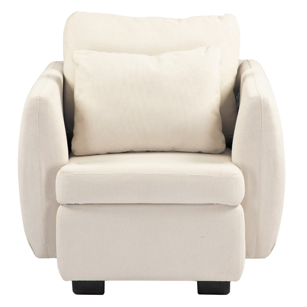 Foto 3 pulgar | Sala 3 Piezas Sofa, Love y Sillon Kuma Crema