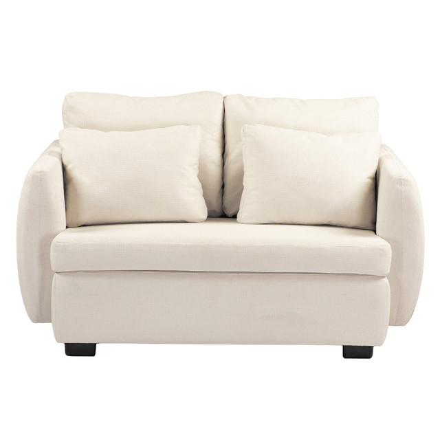 Foto 5 pulgar | Sala 3 Piezas Sofa, Love y Sillon Kuma Crema