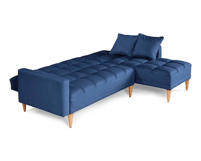 Foto 5 | Sala Modular Reversible De Lino Azul Modelo Alpak