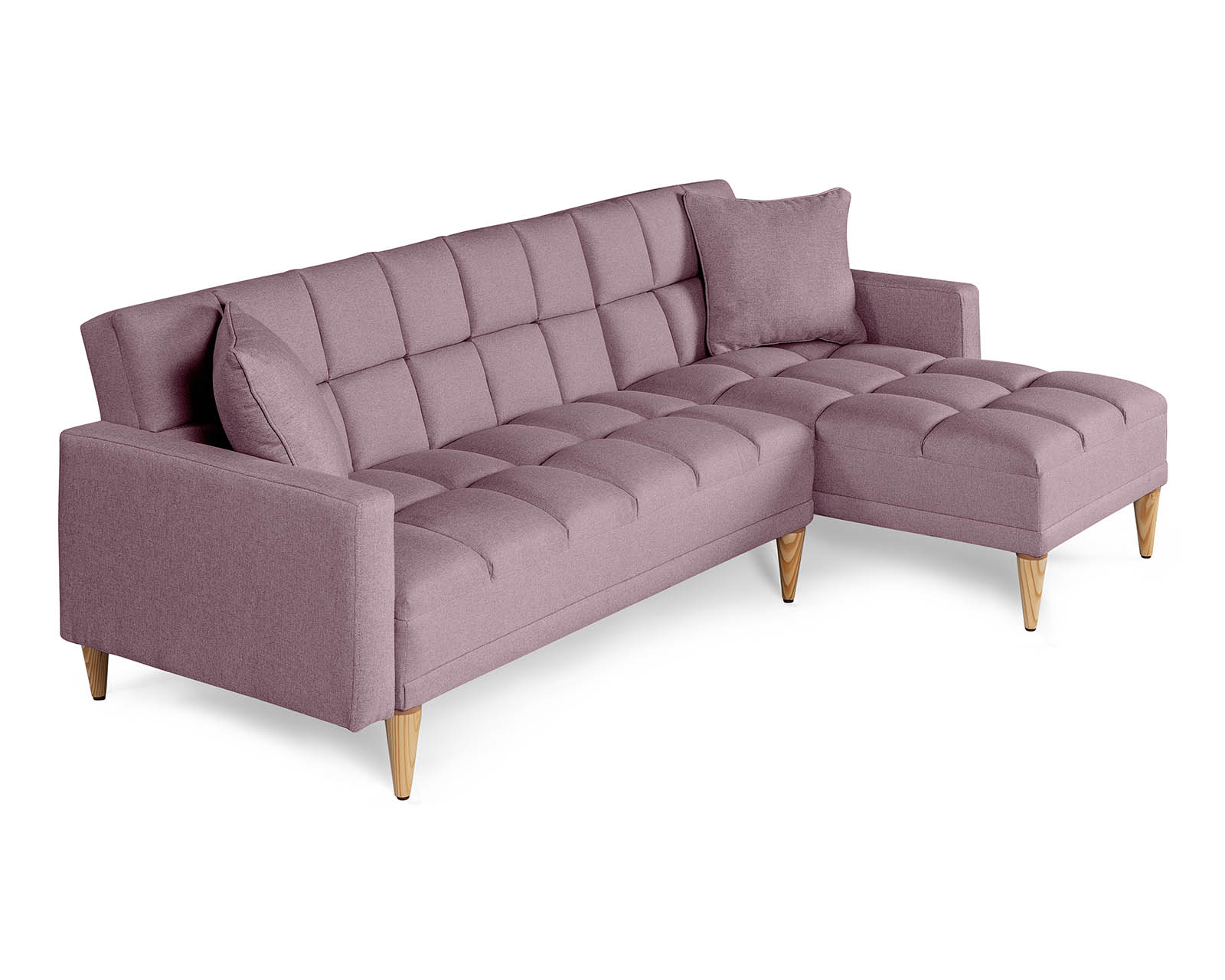 Foto 4 pulgar | Sala Modular Reversible De Lino Palo De Rosa Modelo Alpak