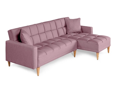 Foto 3 | Sala Modular Reversible De Lino Palo De Rosa Modelo Alpak