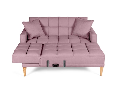 Foto 4 | Sala Modular Reversible De Lino Palo De Rosa Modelo Alpak