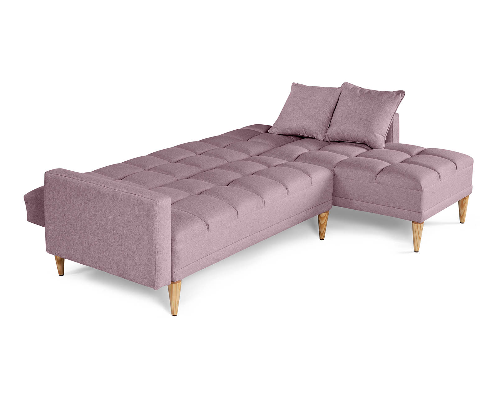 Foto 6 pulgar | Sala Modular Reversible De Lino Palo De Rosa Modelo Alpak