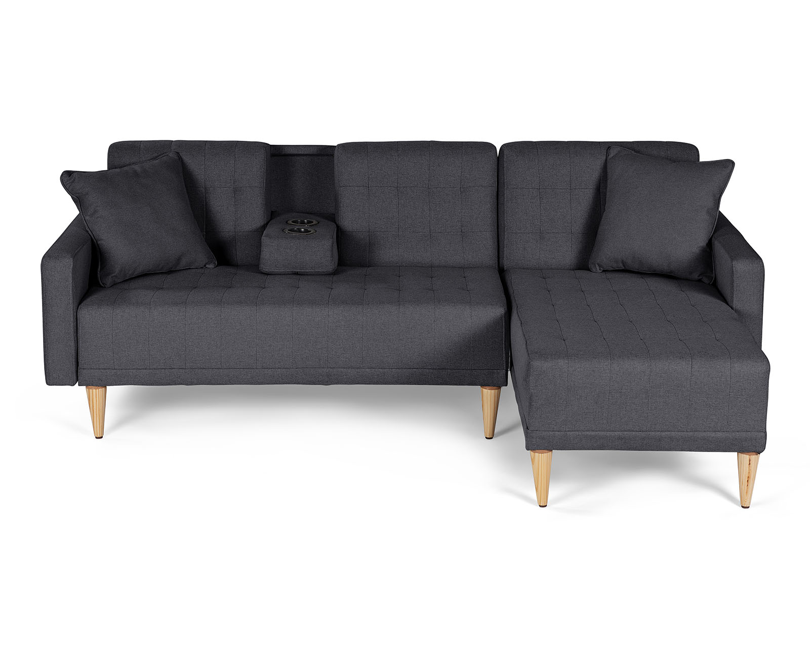 Foto 2 | Sala Modular Reversible De Lino Gris Oxford Modelo Kendall