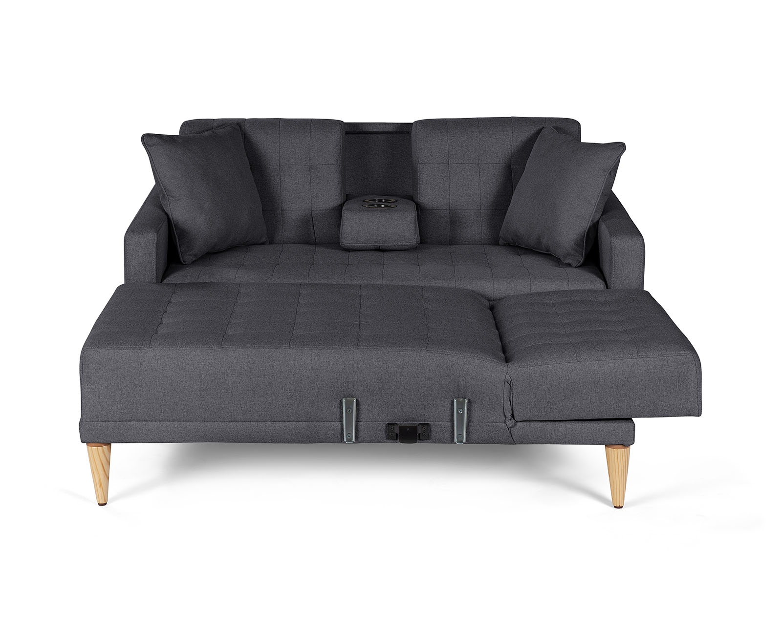 Foto 4 | Sala Modular Reversible De Lino Gris Oxford Modelo Kendall