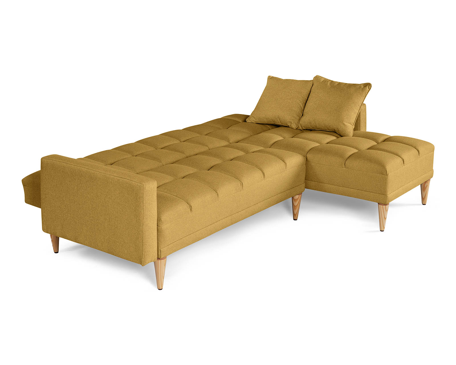 Foto 5 | Sala Modular Reversible De Lino Mostaza Modelo Alpak