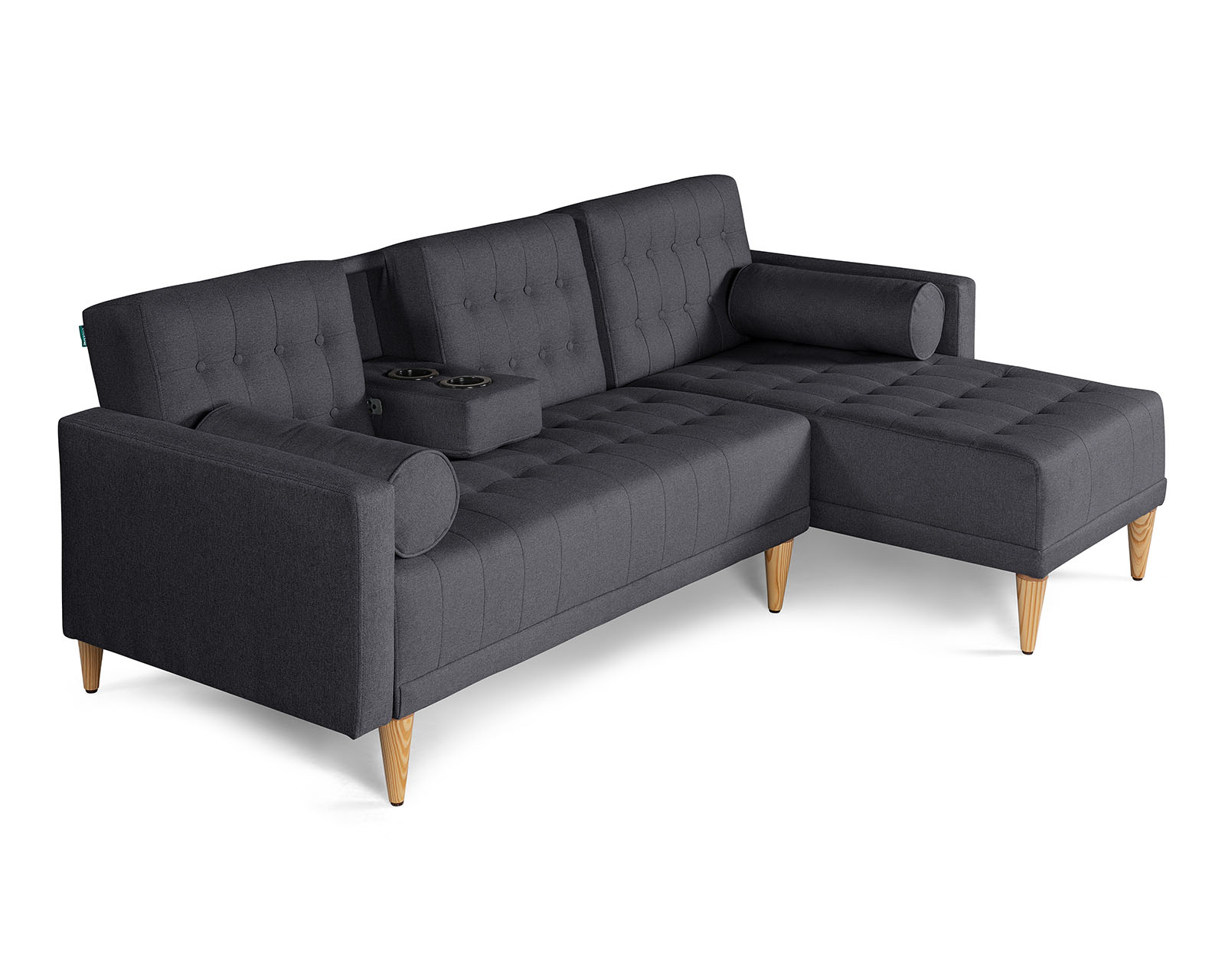 Foto 4 pulgar | Sala Modular Reversible De Lino Gris Oxford Modelo Tyson