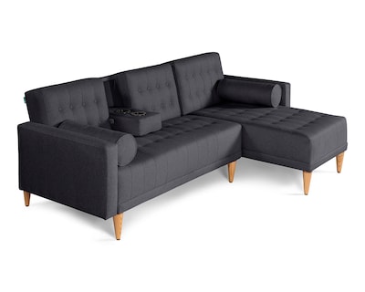 Foto 3 | Sala Modular Reversible De Lino Gris Oxford Modelo Tyson