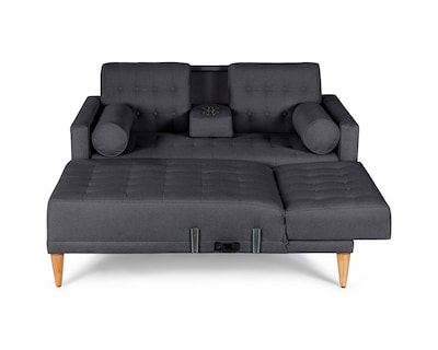 Foto 4 | Sala Modular Reversible De Lino Gris Oxford Modelo Tyson